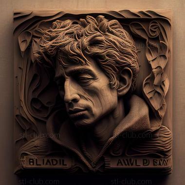 3D model Bob Dylan American artist (STL)